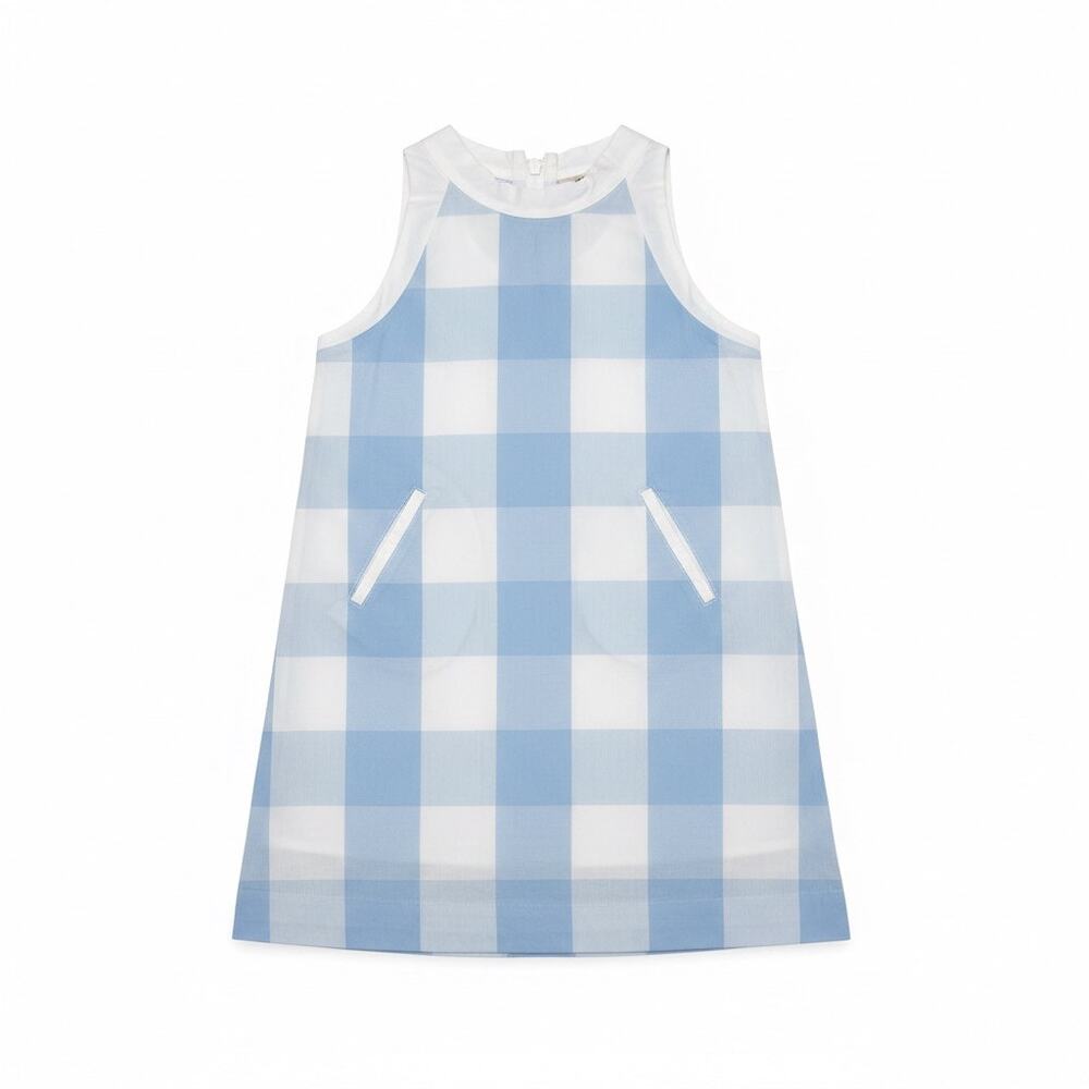 CPC Classic Prep Childrenswear Blue Check Dress Girls Size 4T